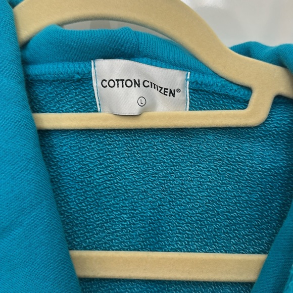 Cotton Citizen Bronx zip Hoodie w/grinding Large Unisex NWOT Marinecast - Picture 7 of 10